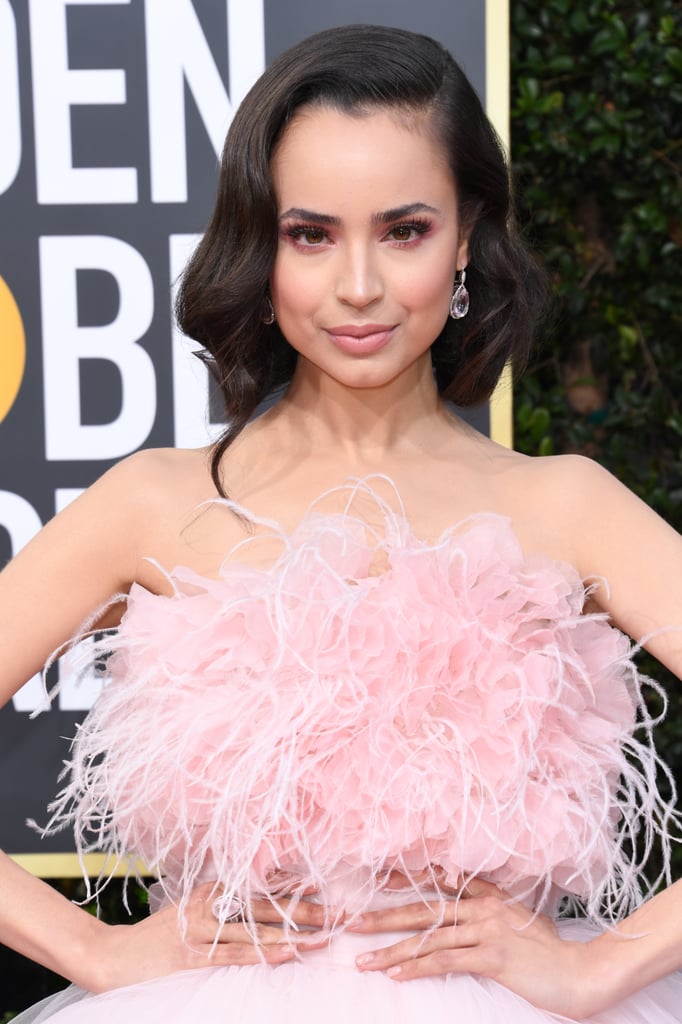 Sofia Carson Giambattista Valli Gown at Golden Globes 2020