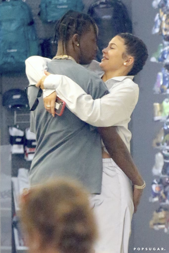 Kylie Jenner and Travis Scott Kissing in NYC May 2018