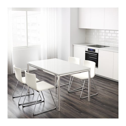 Torsby Chrome Plated Dining Table ($219)
