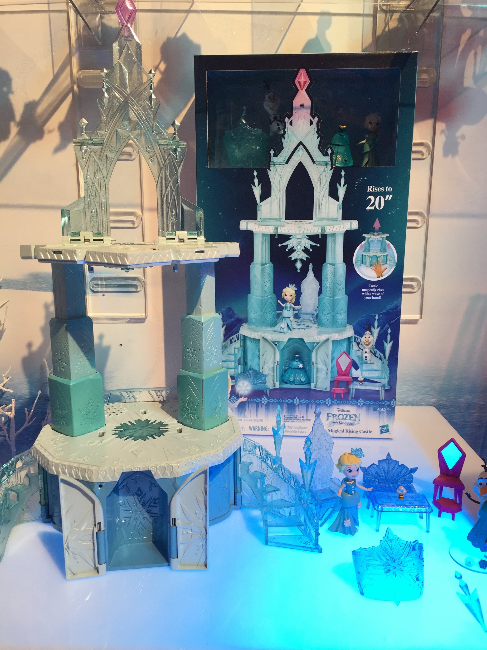 frozen magical rising castle