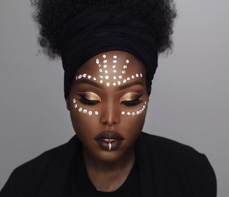 Black Panther Halloween Makeup | POPSUGAR Beauty