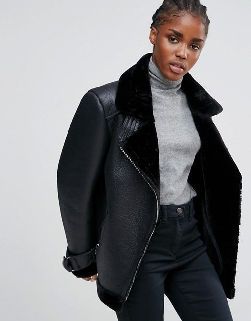 ASOS Aviator in Faux Leather