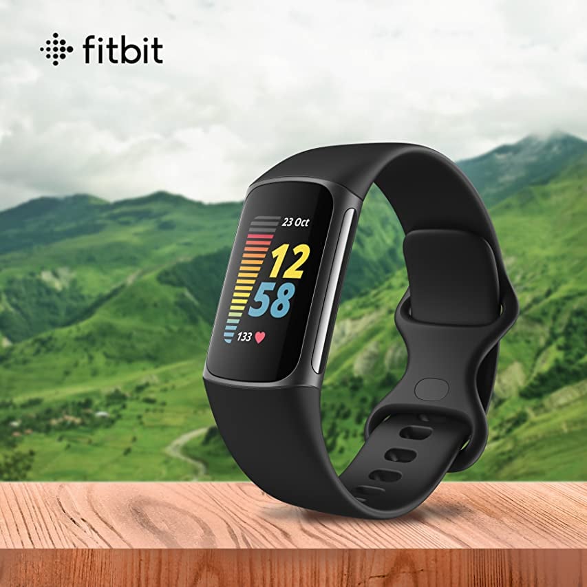 トレーニング用品 Google - Fitbit CHARGE5 BLACK Amazon.co.jp: Fitbit Charge 5 ブラック-グラファイト日本正規