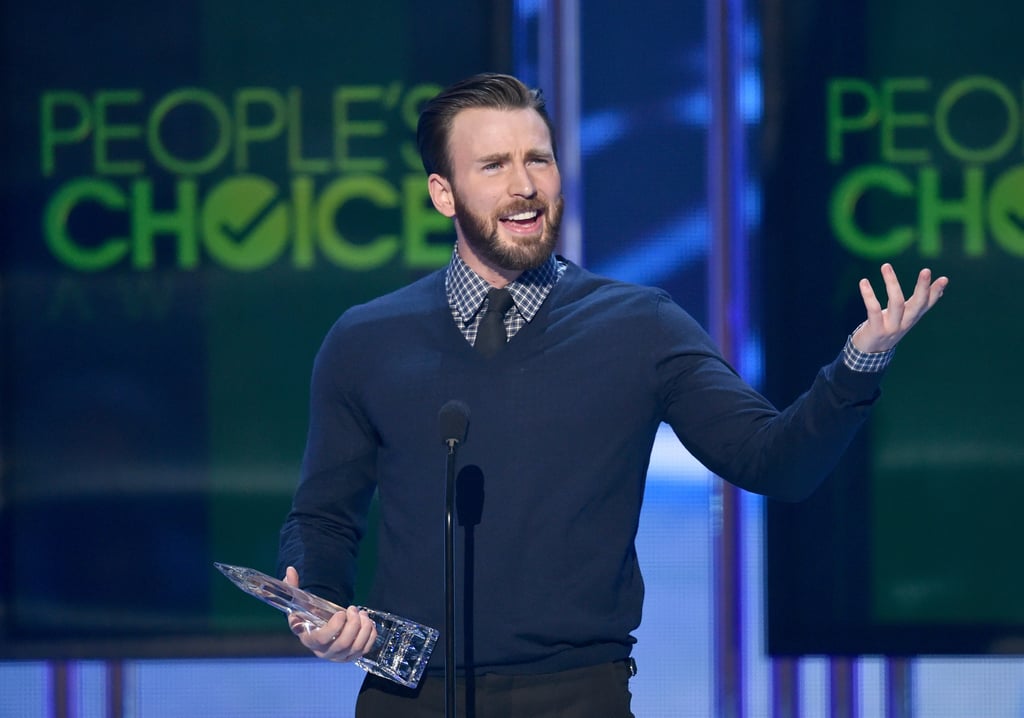 Chris Evans at the People's Choice Awards 2015