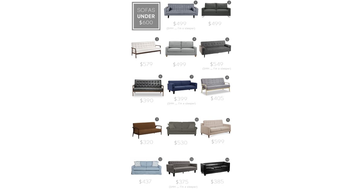 1. Target Grey Convertible Sofa 2. Tips For Buying a Sofa POPSUGAR Home Photo 3