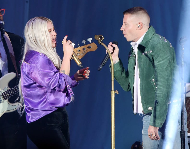 October: She Joined Macklemore Onstage at the "We Can Survive Concert" in LA