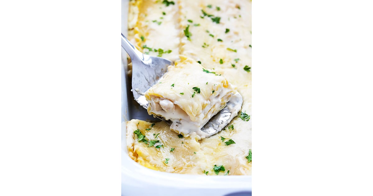 SlowCooker 3 Cheese Chicken Lasagna SlowCooker Casserole Recipes