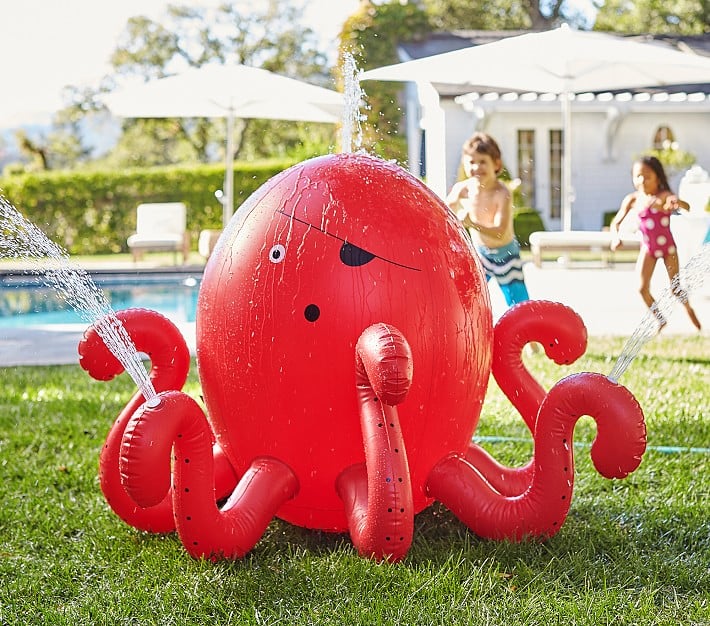 Red Octopus Inflatable Sprinkler