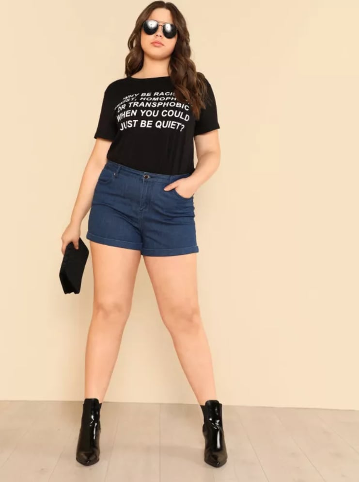 Shein Slogan Tee