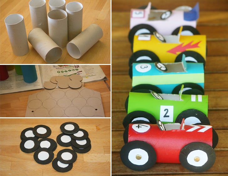 Toilet Paper Tube Race Cars