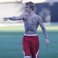 Justin Goes Shirtless While Playing Soccer, and We Can See Why Selena Took Him Back