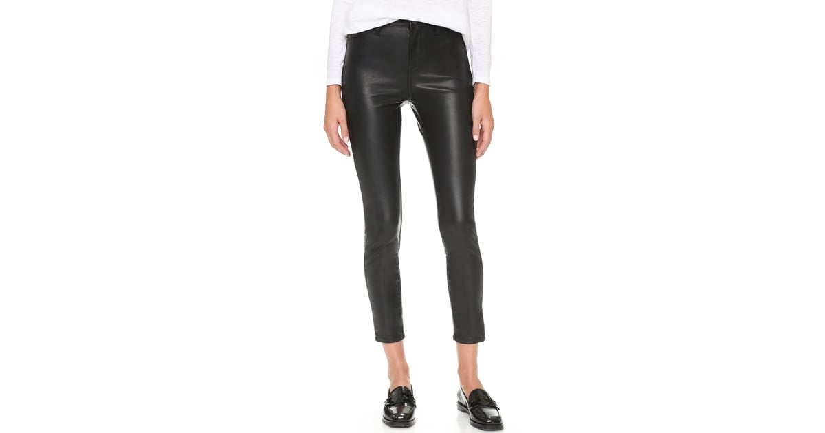 Blank The Principle Mid Rise Vegan Leather Skinny Pants ($98) | Olivia ...