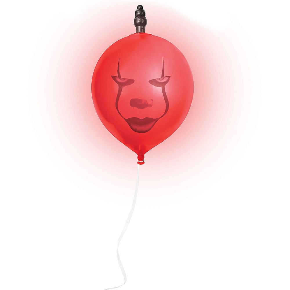 Halloween Creepy Horror Clown 'IT' Printed Flag Bunting 6M Red Floating Balloon 