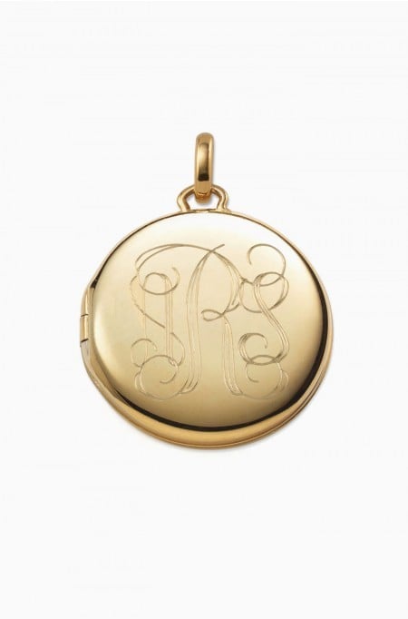 Signature Engravable Memento Locket ($89)