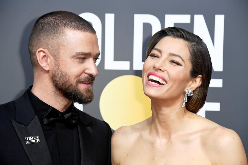 Jessica Biel and Justin Timberlake 2018 Golden Globe Awards