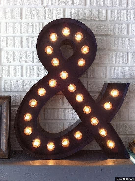 This DIY marquee light only looks like it cost hundreds.
Source: Happy Looks Good on You