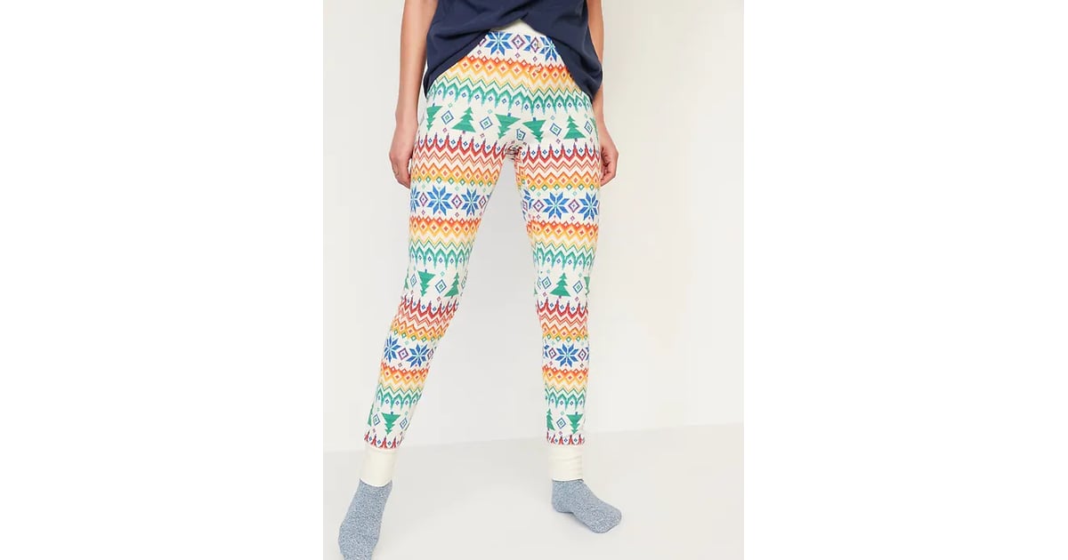 Old Navy Matching Printed Thermal-Knit Pajama Leggings for Women