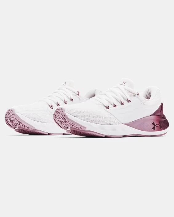 Metallic Pink Detailing: Under Armour Women's UA Charged Vantage SP PNR Running Shoes