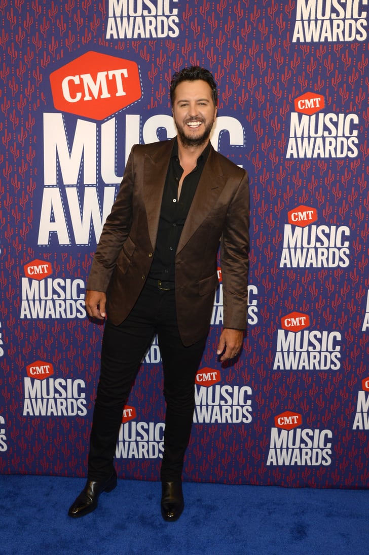 Luke Bryan at the 2019 CMT Awards Red Carpet Style at the CMT Awards