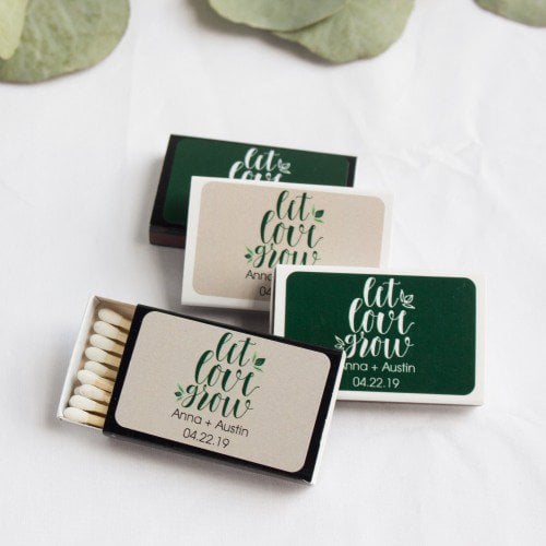 Personalized Wedding Matchboxes