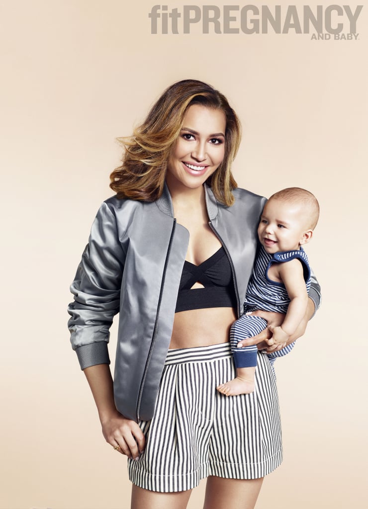 Naya Rivera on the Cover of Fit Pregnancy and Baby May 2016