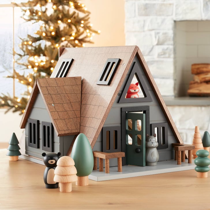 Toy A-Frame Cabin Dollhouse | Hearth & Hand Magnolia Holiday Collection