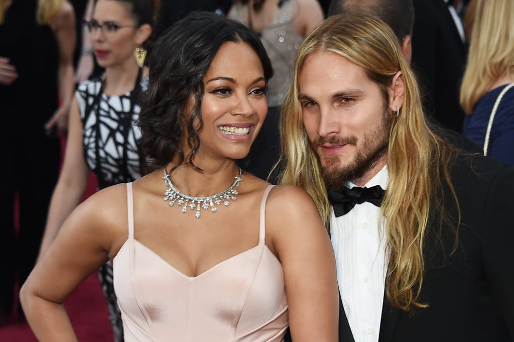 Zoe Saldana at the Oscars 2015 Pictures