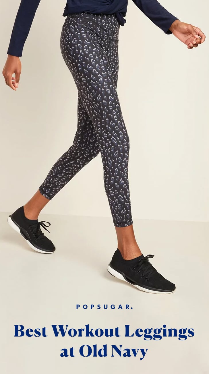 navy workout leggings