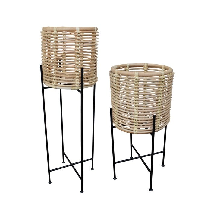 Wayfair Zyaire Rattan Pot Planter