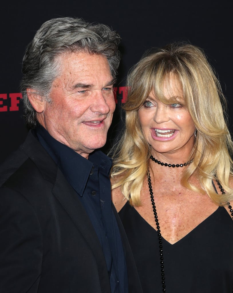 Kurt Russell and Goldie Hawn on Hateful Eight Red Carpet