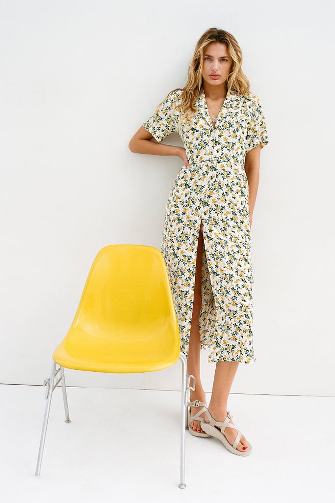 UO Mila Midi Shirt Dress