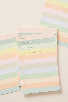 Rifle Paper Co. Andie Colorblocked Notepad