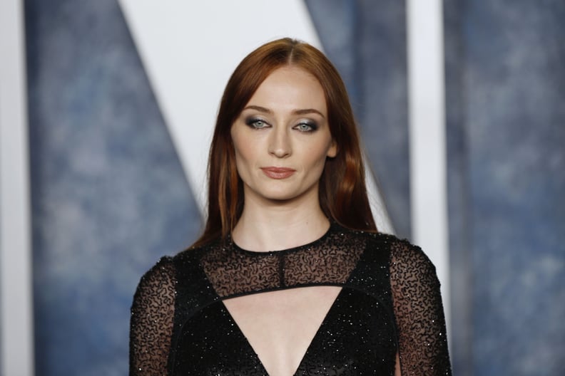 BEVERLY HILLS, CA - MARCH 12: Sophie Turner attends 2023 Vanity Fair Oscar After Party Arrivals at Wallis Annenberg Center for the Performing Arts on March 12, 2023 in Beverly Hills, California. (Photo by Robert Smith/Patrick McMullan via Getty Images)