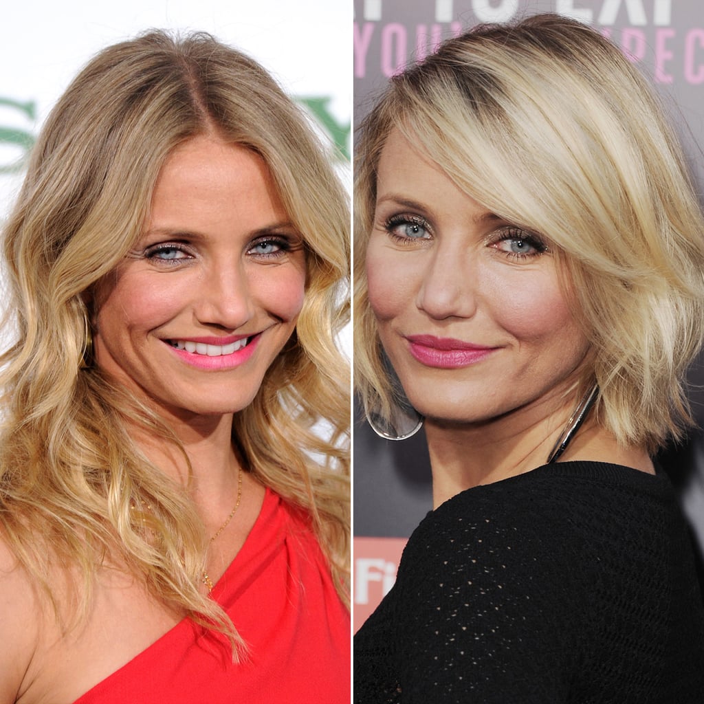 Cameron Diaz Celebrities Who Cut Their Hair Short Hairstyle
