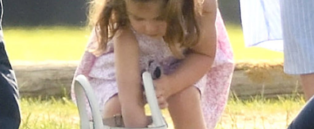 Princess Charlotte Going Through Kate Middleton's Bag