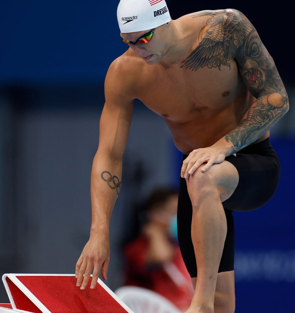 Dressel, are you showing us your Olympic rings tattoo?