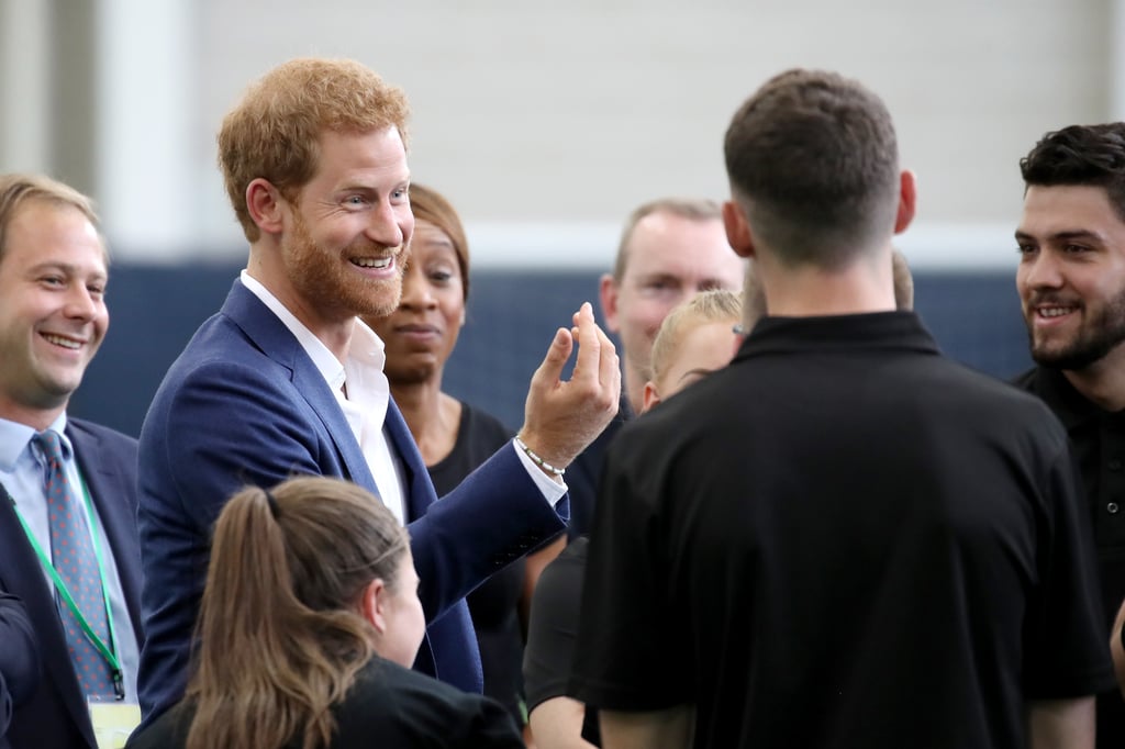 Prince Harry in Manchester, England, September 2017