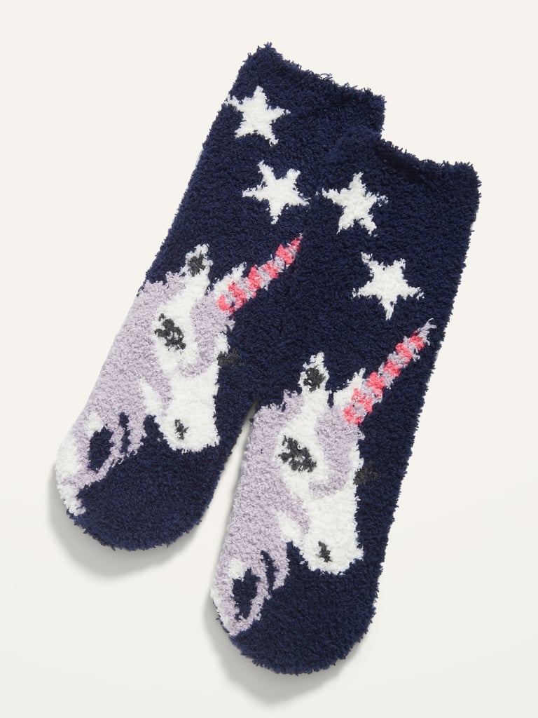 Gender-Neutral Printed Cosy Socks for Kids