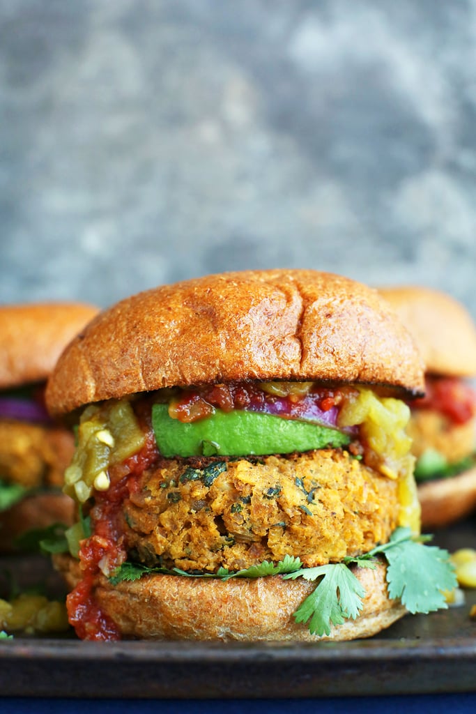 Southwestern Green Chili Veggie Burgers Southwestern Green Chili Veggie Burgers