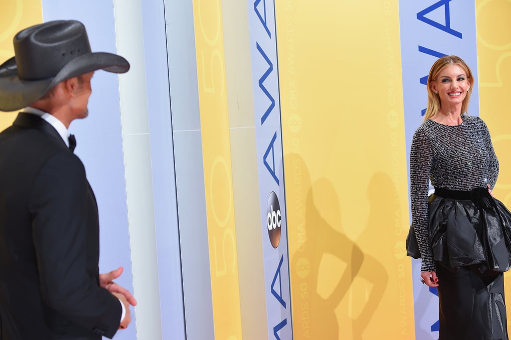 Faith Hill and Tim McGraw at the CMA Awards 2016