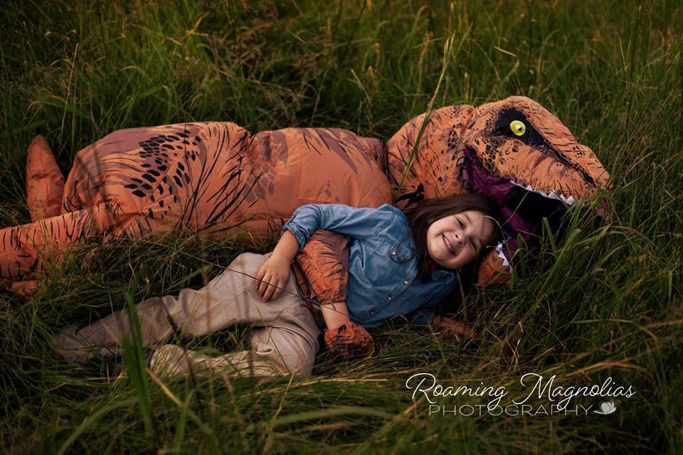 Mom Has Dinosaur Photo Shoot For Son With Autism