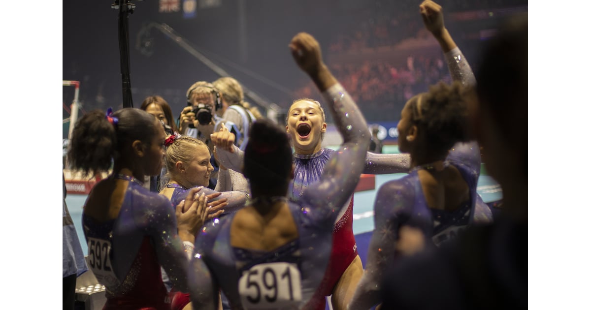 US Women's Gymnastics Team Wins SixthConsecutive Gold POPSUGAR