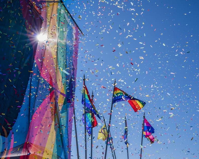 Flags and Confetti