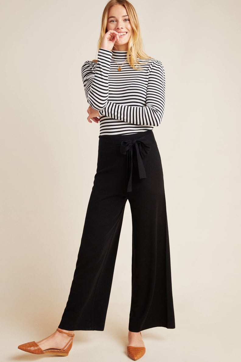 Anthropologie Linette Cropped Knit Pants