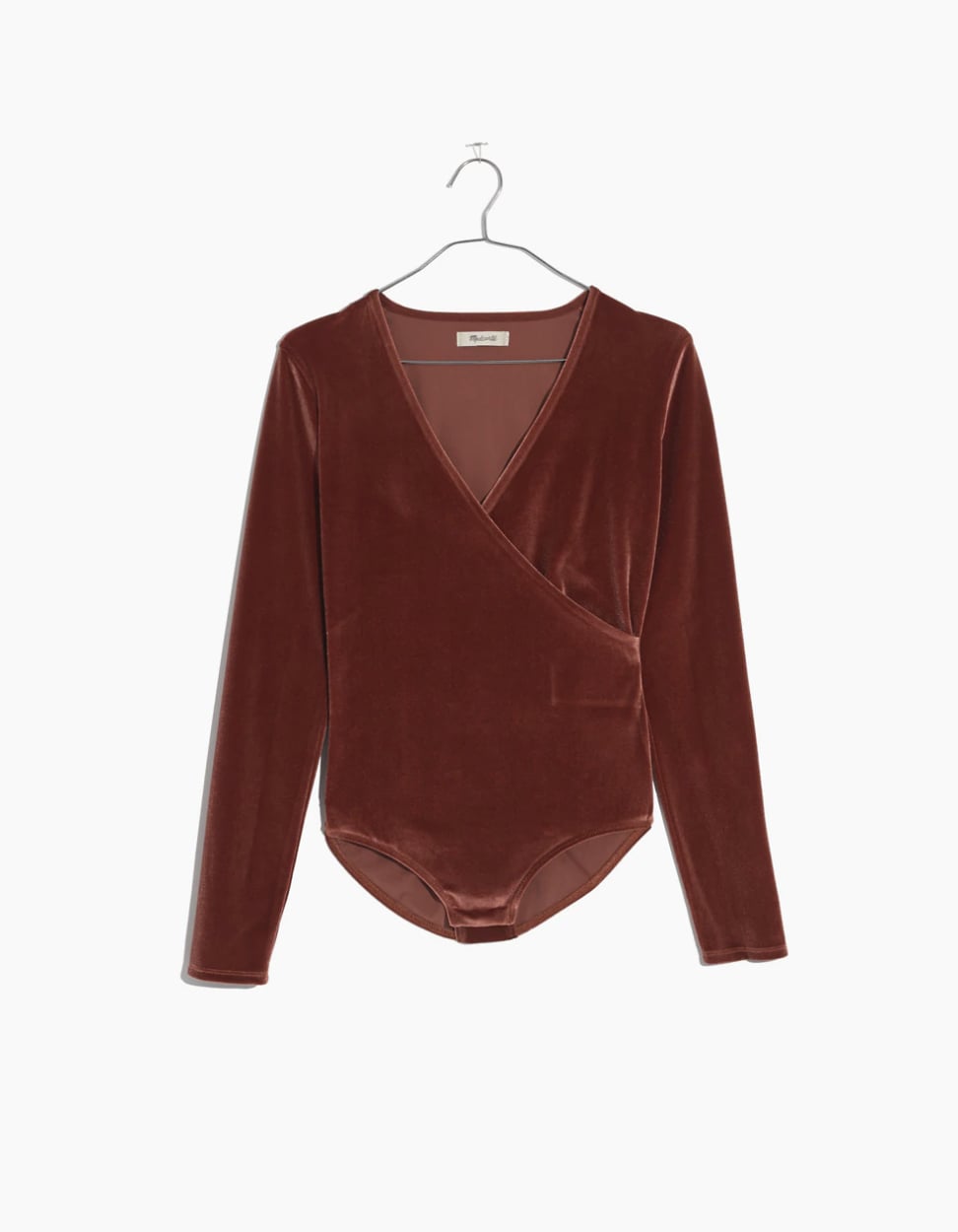 madewell velvet bodysuit