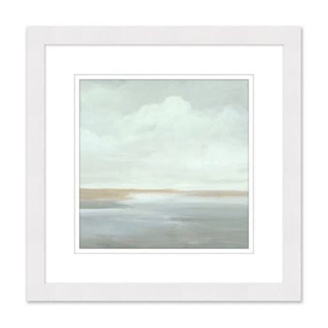 Abstract Sea 18-Inch Square Framed Wall Art