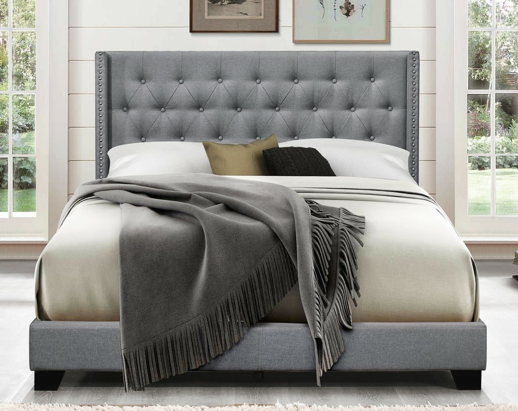 Aadvik Tufted Upholstered Low Profile Standard Bed