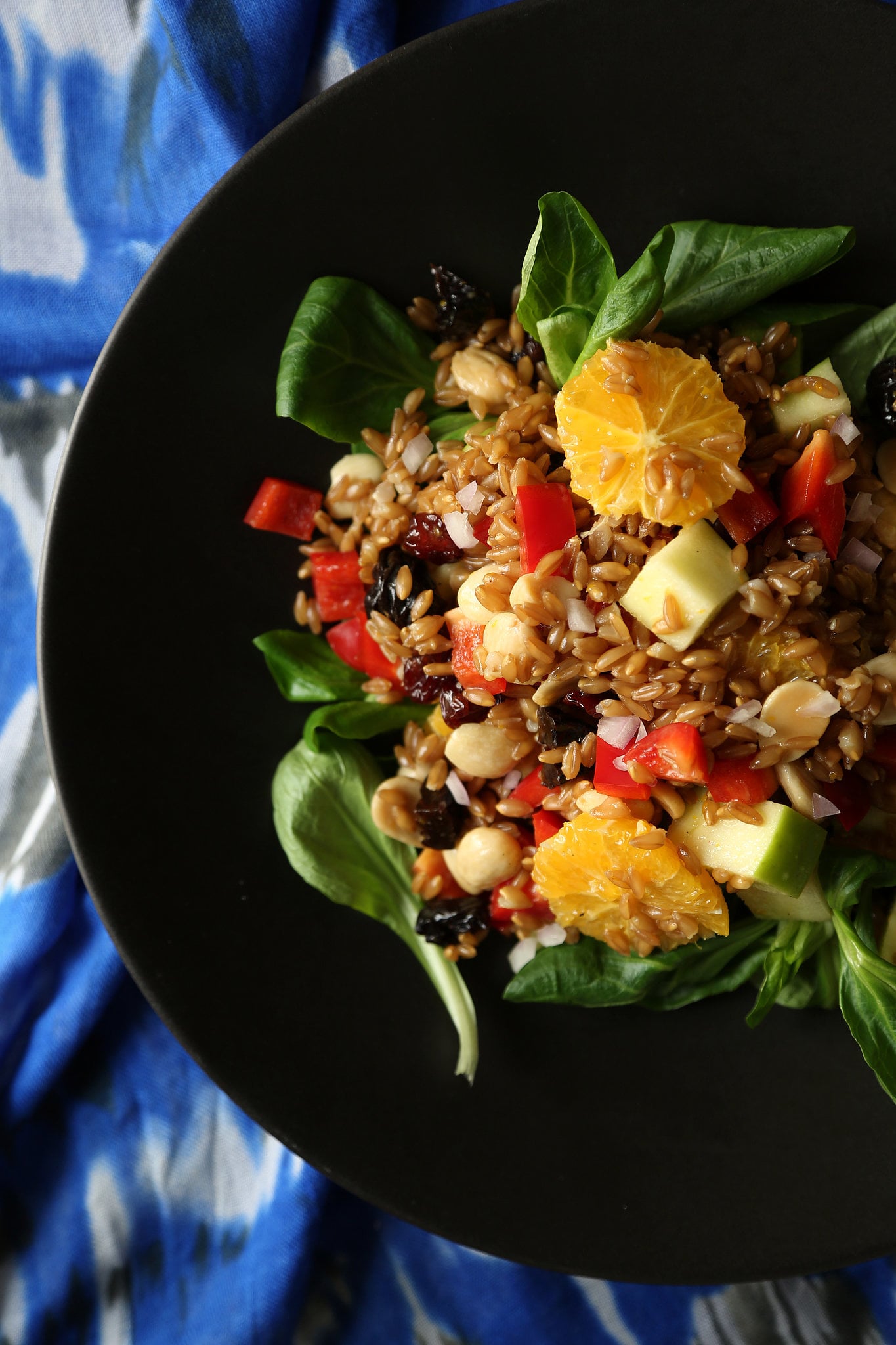 Vegan Farro Salad With Citrus Vinaigrette These Summer Salads