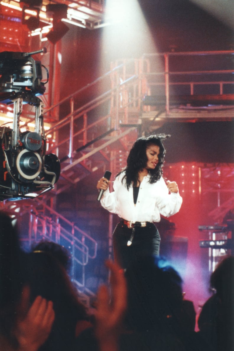 Janet Jackson at the Met Center in Bloomington, MN, in 1990