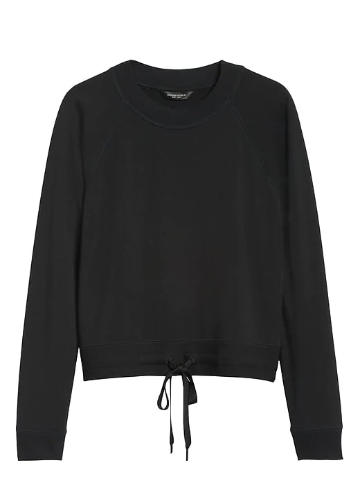 Fleece Cropped Sweatshirt